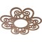 Ekena Millwork Cohen Wood Fretwork Pierced Ceiling Medallion, Walnut, 20"OD x 6 7/8"ID x 1/4"T CMWP20X20X0250COWA - alternate 4